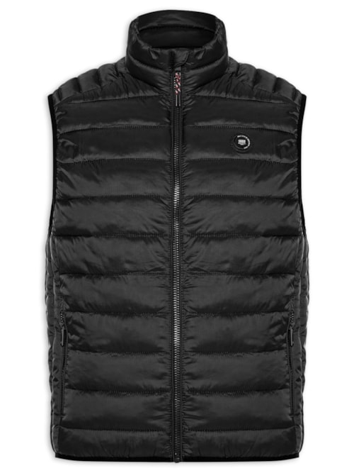 Colete Masculino Puffer Bradley Light - Preto