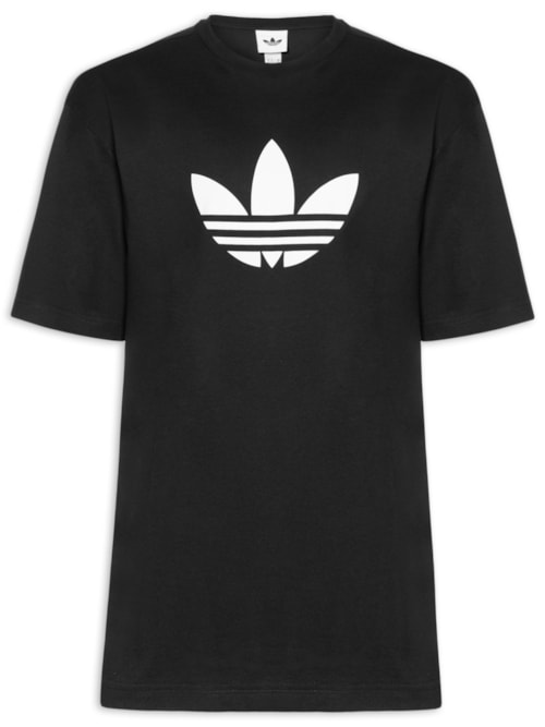 Camiseta Masculina Adicolor Trefoil - Preto