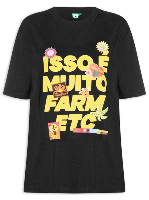 Camiseta Feminina Ipanema Muito - Preto Camiseta Feminina Ipanema Muito - Preto