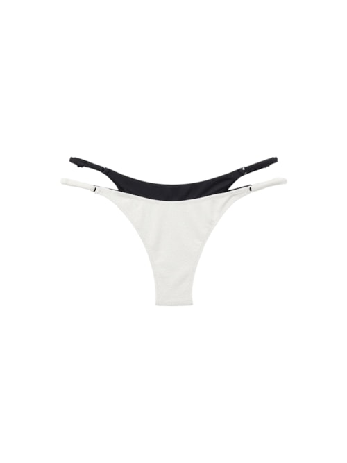 Calcinha De Biquíni Brasileira Double Bikini - Branco Calcinha De Biquíni Brasileira Double Bikini - Branco