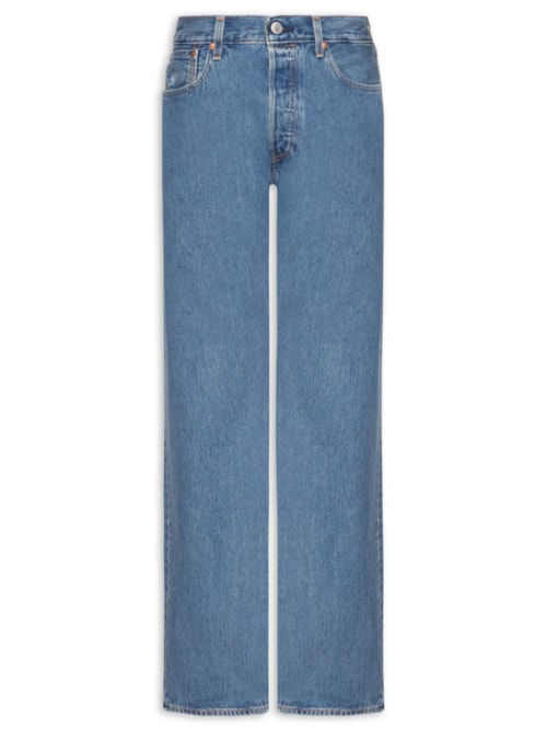 Calça Masculina Jeans ® 501® Relaxed Fit Reta - Azul