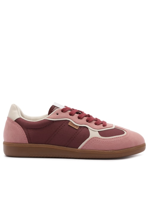 Tênis Feminino Casual Rubino - Rosa