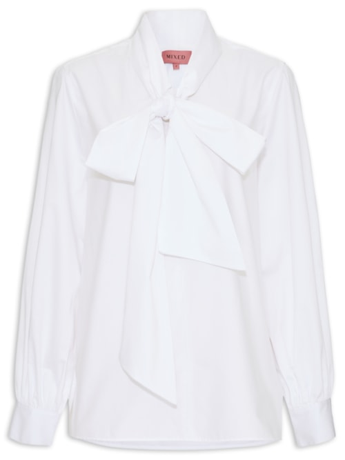 Camisa Feminina Milano I26 - Branco Camisa Feminina Milano I26 - Branco
