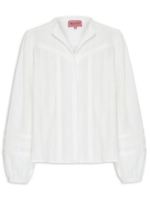 Blusa Feminina Mellow I26 - Branco Blusa Feminina Mellow I26 - Branco