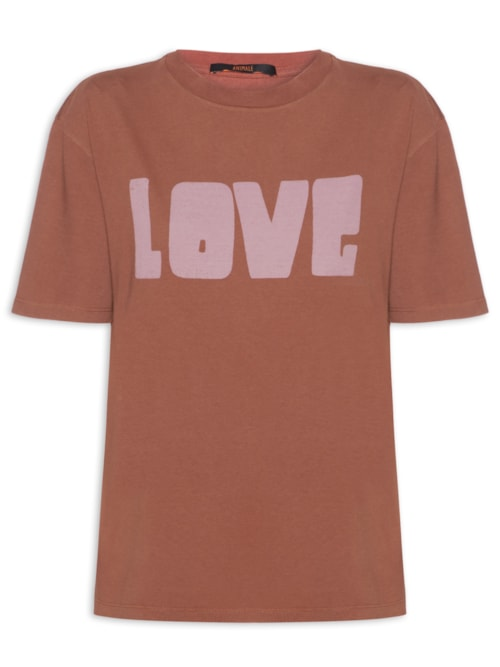 Camiseta Feminina Fun Love Wing - Vermelho Camiseta Feminina Fun Love Wing - Vermelho