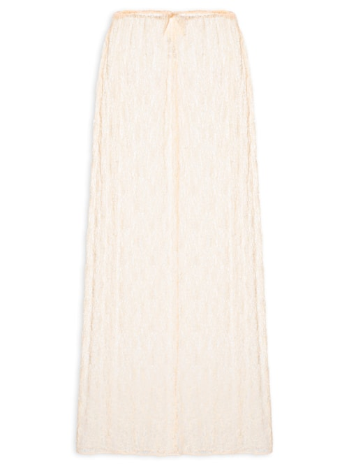 Saia Rendinha Liquen - Off White Saia Rendinha Liquen - Off White