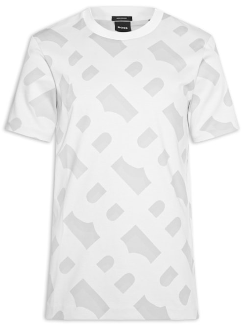 Camiseta Masculina Manga Curta Tiburt 419 - Branco Camiseta Masculina Manga Curta Tiburt 419 - Branco