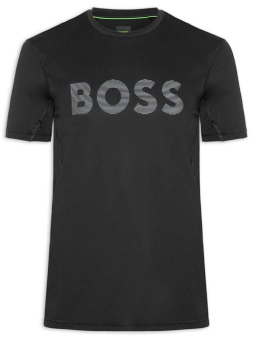 Camiseta Masculina Slim-Fit com Logo Tee Ac - Preto Camiseta Masculina Slim-Fit com Logo Tee Ac - Preto