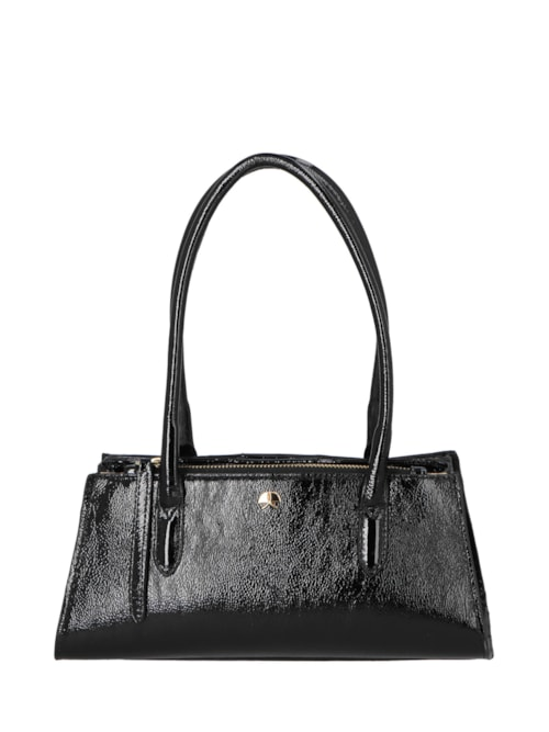 Bolsa Feminina Pequena Verniz Show - Preto
