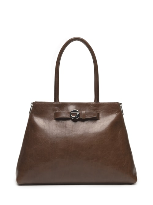 Bolsa De Mão Feminina Data Bag - Marrom Bolsa De Mão Feminina Data Bag - Marrom