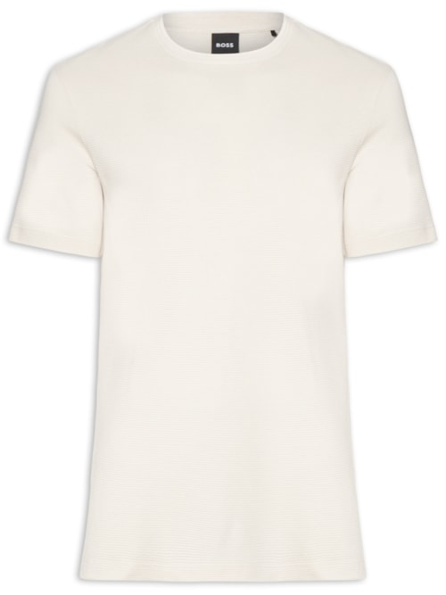 Camiseta Masculina Cotton Blend Bubble-Jacquard Tiburt 240 - Branco Camiseta Masculina Cotton Blend Bubble-Jacquard Tiburt 240 - Branco