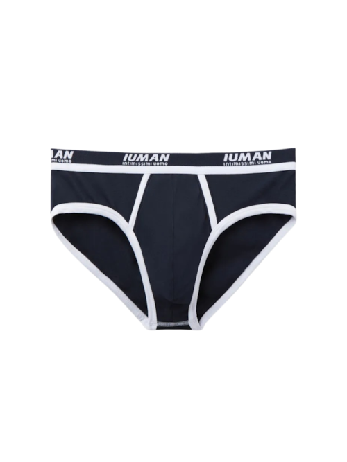 Cueca Slip Com Logotipo Em Algodão Supima - Azul Cueca Slip Com Logotipo Em Algodão Supima - Azul