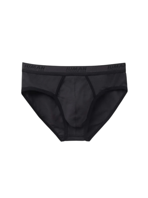 Cueca Slip Com Logotipo Em Algodão Supima - Preto Cueca Slip Com Logotipo Em Algodão Supima - Preto
