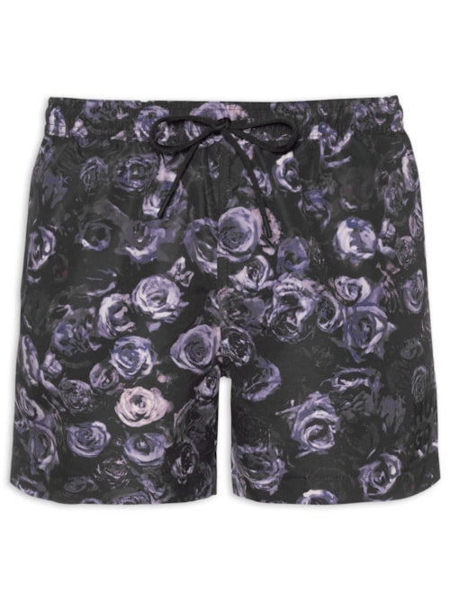 Short Masculino Beachwear Roze - Preto