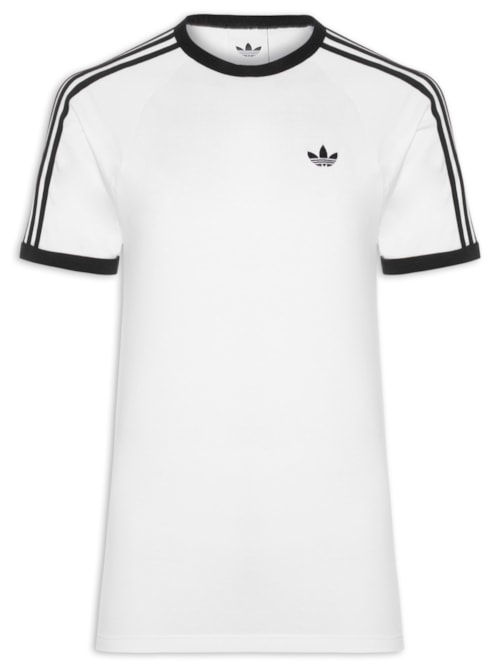 Camiseta Masculina 3 Stripes - Branco Camiseta Masculina 3 Stripes - Branco