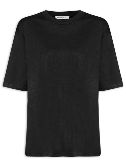 Camiseta Feminina Oversized - Preto Camiseta Feminina Oversized - Preto