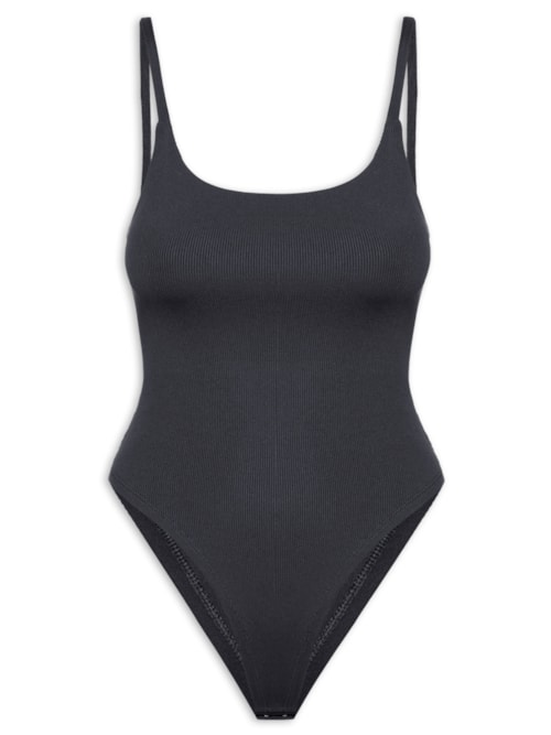 Body Feminino Decote Redondo - Preto Body Feminino Decote Redondo - Preto