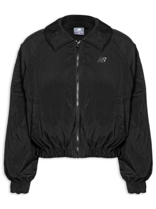 Jaqueta Feminina Woven Bomber - Preto