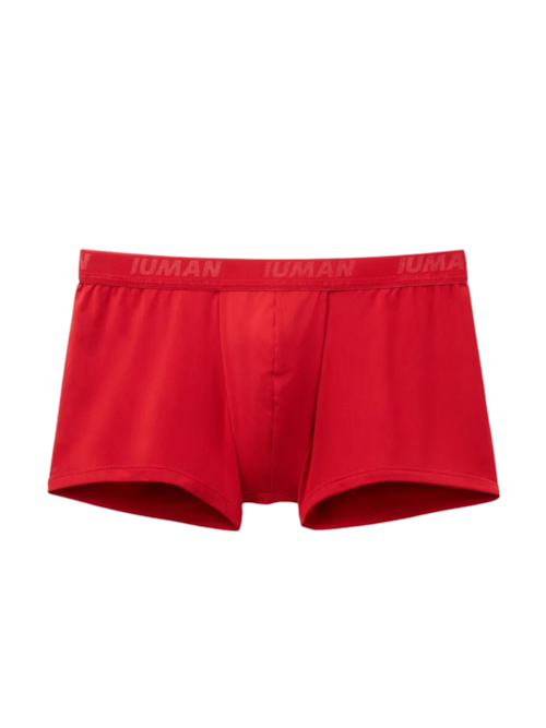 Cueca Boxer Em Microfibra Com Logótipo - Vermelho Cueca Boxer Em Microfibra Com Logótipo - Vermelho