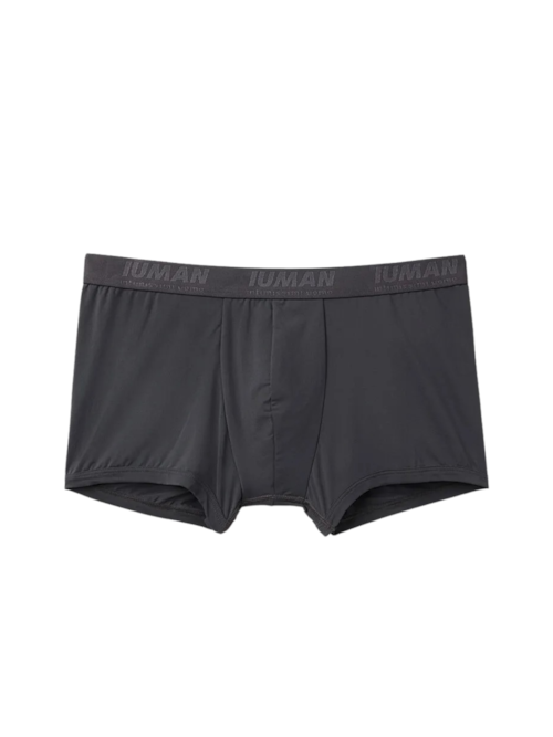 Cueca Boxer Em Microfibra Com Logótipo - Cinza Cueca Boxer Em Microfibra Com Logótipo - Cinza