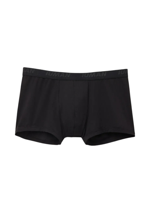 Cueca Boxer Em Microfibra Com Logótipo - Preto Cueca Boxer Em Microfibra Com Logótipo - Preto