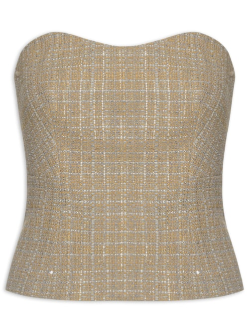 Top Feminino Luise - Dourado Top Feminino Luise - Dourado