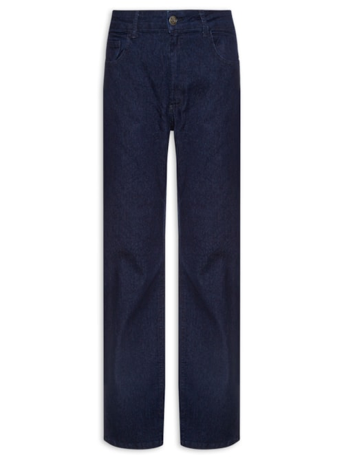 Calça Jeans Masculina Reta Fit - Azul
