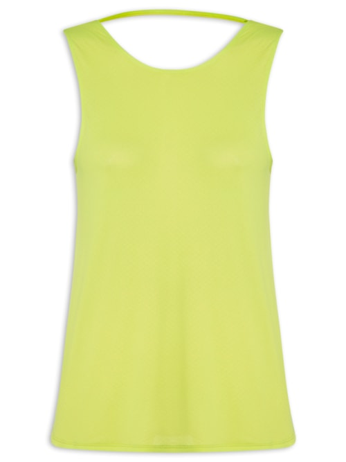 Regata Feminina Lisa - Verde Neon Regata Feminina Lisa - Verde Neon