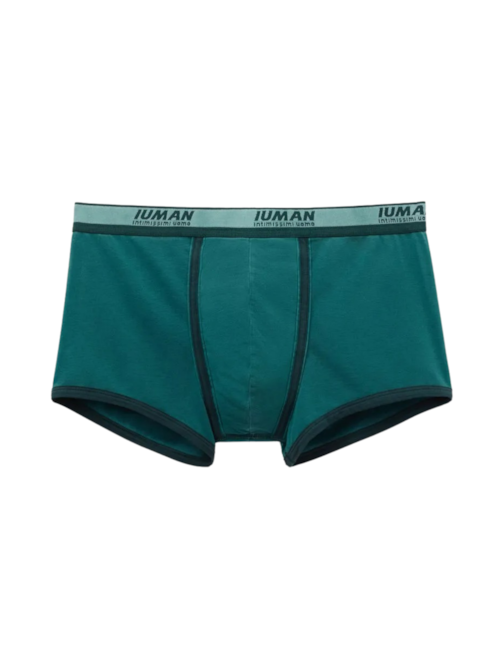 Cueca Boxer Washed Collection Em Algodão Supima - Verde Cueca Boxer Washed Collection Em Algodão Supima - Verde