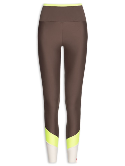 Calça Legging Feminina Lisa - Marrom