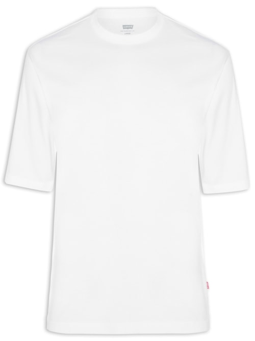 Camiseta Masculina Heavyweight Loose - Branco
