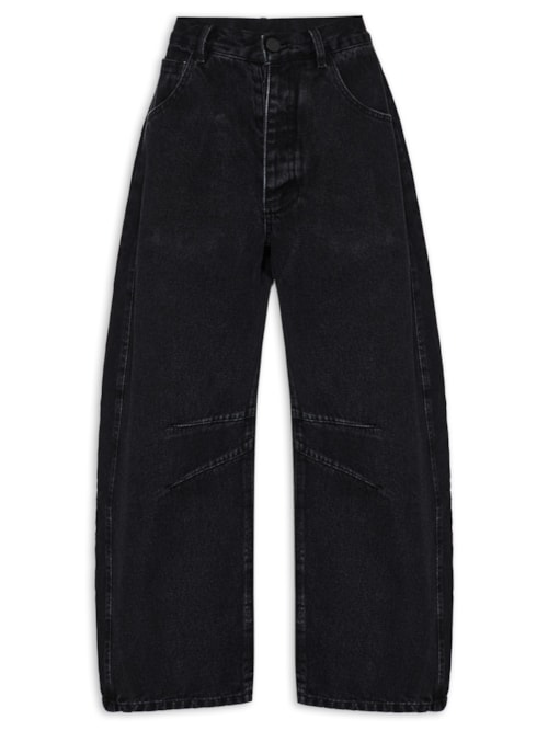 Calça Feminina Barrel Flavia I26 - Preto