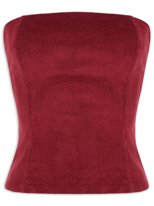 Blusa Feminina Corselet Kate - Vermelho Blusa Feminina Corselet Kate - Vermelho