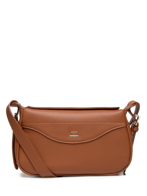 Bolsa Feminina Média Eco Floater Caramel - Marrom