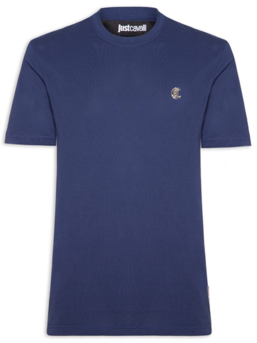 Camiseta Masculina JC Short Sleeve Patch - Azul Camiseta Masculina JC Short Sleeve Patch - Azul