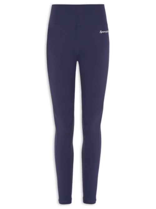 Calça Feminina Legging Logo Serif - Azul Calça Feminina Legging Logo Serif - Azul