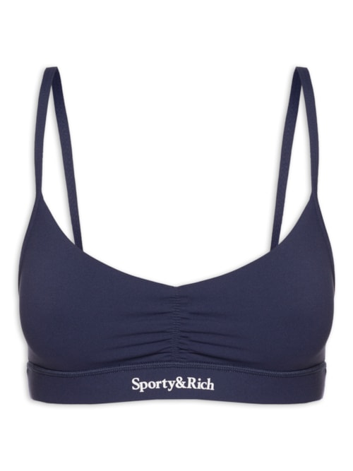 Top Serif Logo Mini Sports Bra - Azul Top Serif Logo Mini Sports Bra - Azul