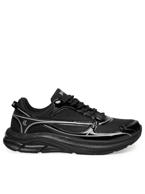 Tênis Masculino Leather Mesh - Preto Tênis Masculino Leather Mesh - Preto