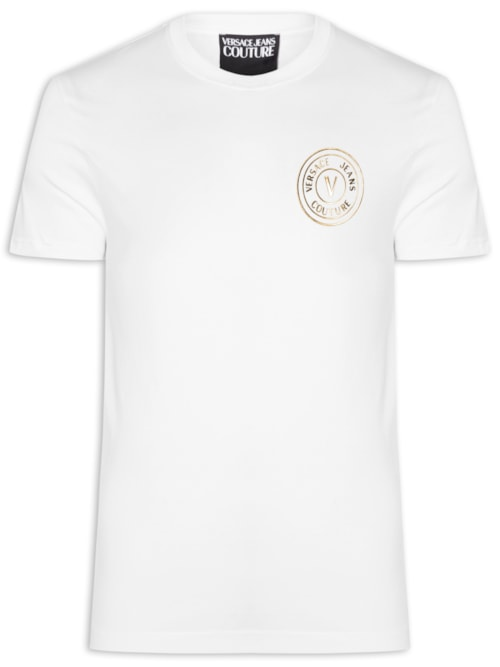 Camiseta Masculina V-Emblem Thick Foil - Branco Camiseta Masculina V-Emblem Thick Foil - Branco