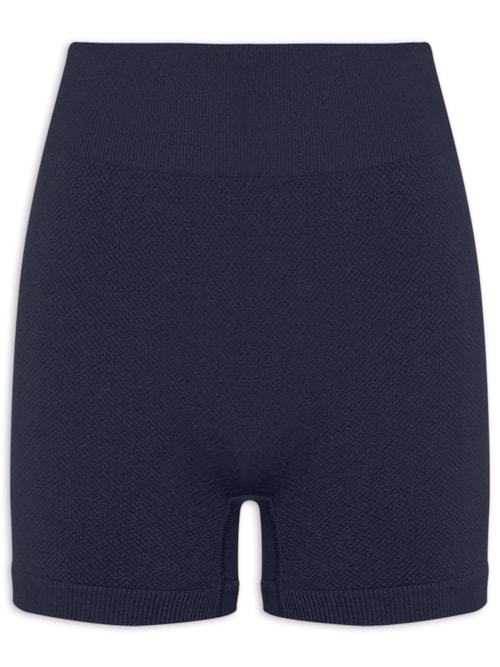 Short Feminino Fitness Texturizado - Azul