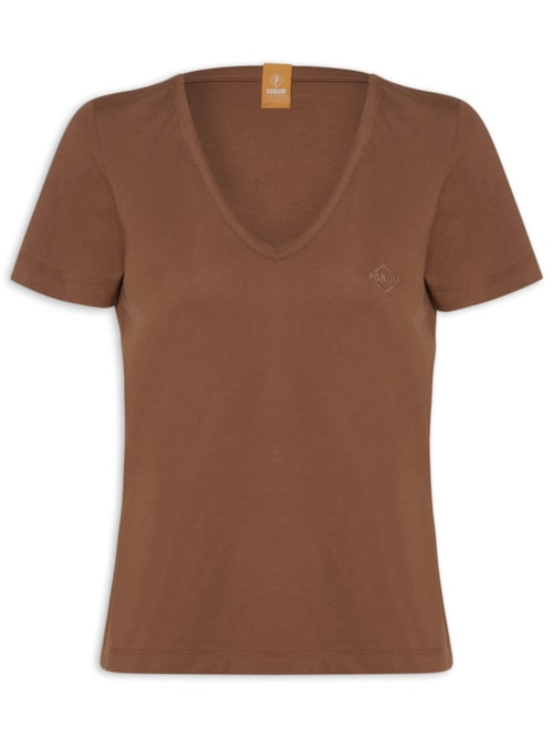 Camiseta Feminina - Marrom