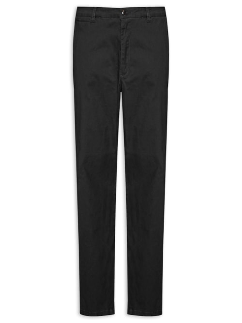 Calça Masculina Reta Chino - Preto