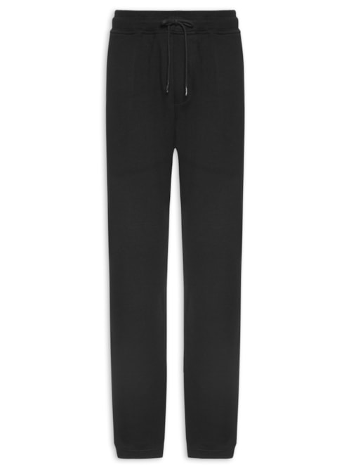 Calça de Moletom Masculina Slim Fit Com bolso - Preto