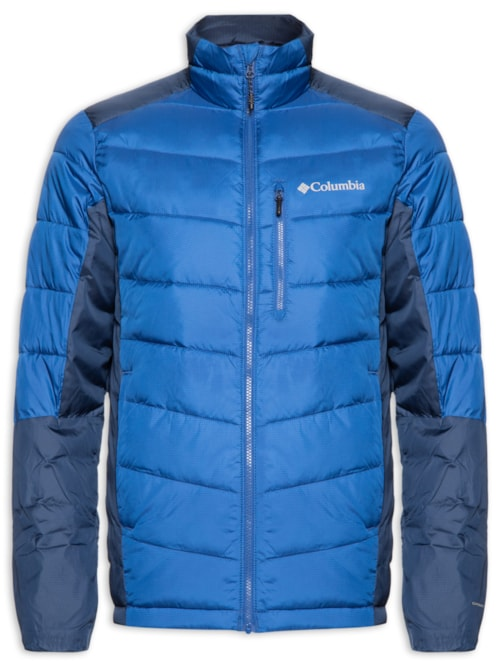 Jaqueta Masculina Puffer Labyrinth Loop - Azul