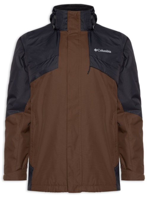 Jaqueta Masculina Interchange Bugaboo III Fleece Com Capuz - Marrom