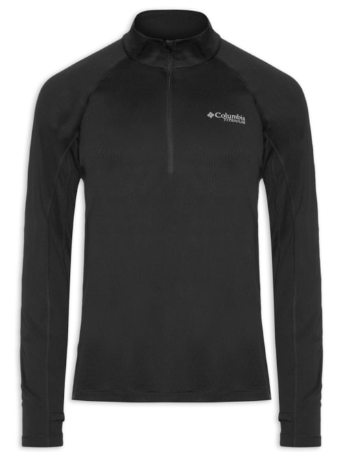 Blusa Masculina Driventure Half Zip - Preto Blusa Masculina Driventure Half Zip - Preto