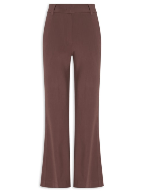 Calça Feminina Boot Cut Boyage - Marrom