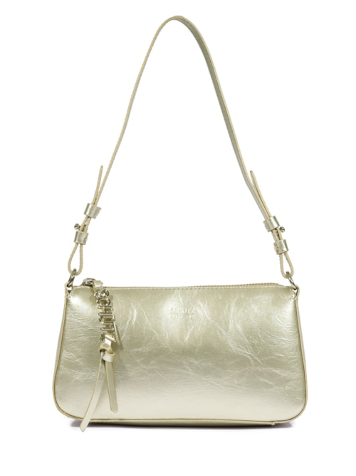 Bolsa Feminina Tiracolo Média - Dourado Bolsa Feminina Tiracolo Média - Dourado