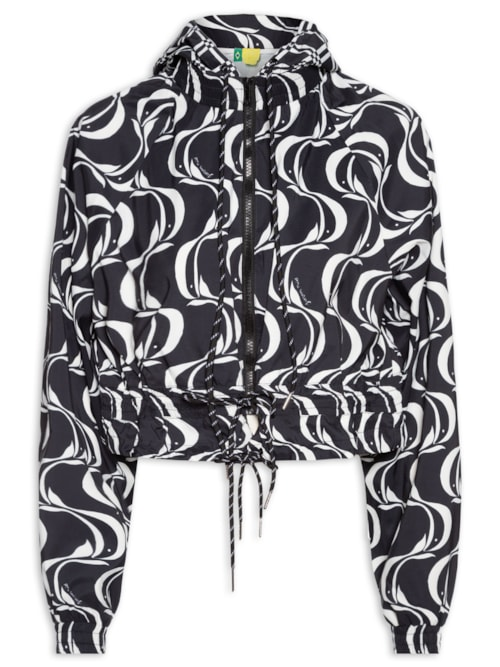 Jaqueta Feminina Nylon Peixe Copa - Preto Jaqueta Feminina Nylon Peixe Copa - Preto