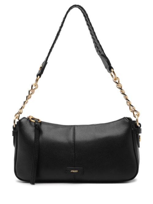 Bolsa Feminina Média Napa Light Sand - Preto Bolsa Feminina Média Napa Light Sand - Preto